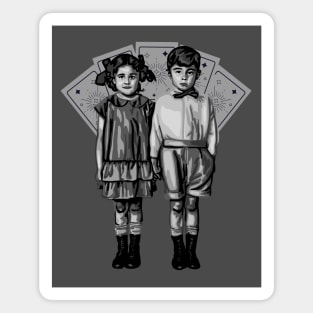 Creepy Tarot Cards Kids Magnet